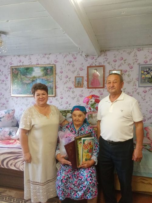 Жительница Мамадышского района Насиха Фасхутдинова отметила 90-летний юбилей