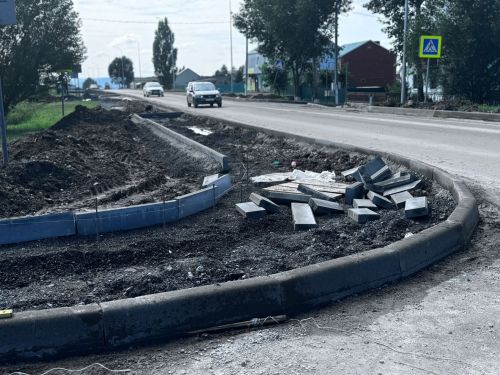 Продолжаются дорожные работы на одной из самых протяженных улиц Мамадыша