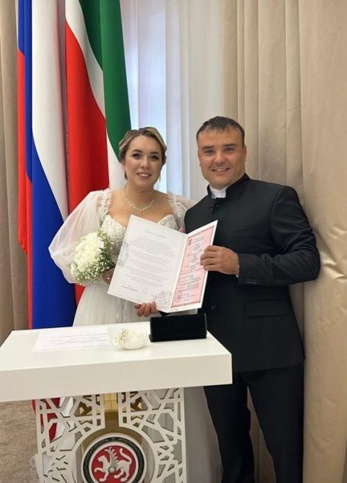 Мамадышская пара сказала «да» на массовой свадьбе в Казани