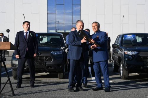 Мамадышский район получил новые автомобили за победу в конкурсе