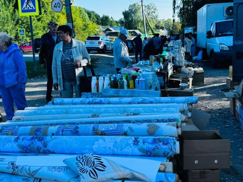 В Шадчинском поселении голосование объединили с ярмаркой и благотворительностью