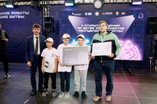 Команда из Мамадыша заняла призовое место на чемпионате по робототехнике