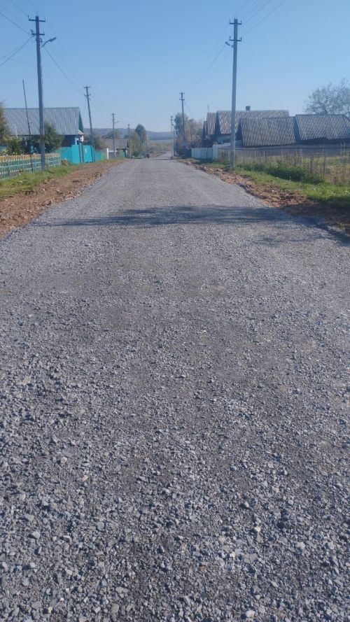В деревне Вахитово Мамадышского района продолжается капитальный ремонт дороги