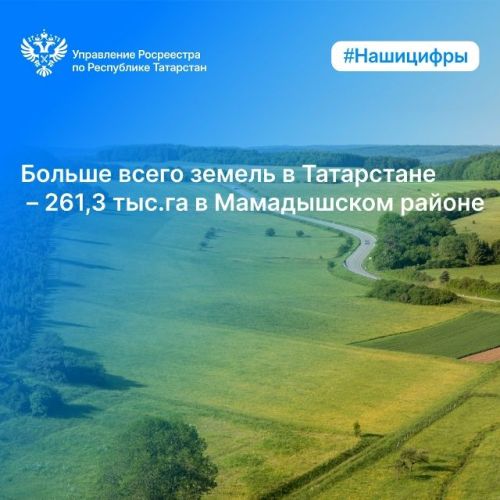 Мамадышский район – лидер Татарстана по площади земельного фонда