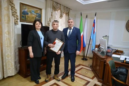 Фарит Ханифов встретился с участником СВО, прибывшим в краткосрочный отпуск
