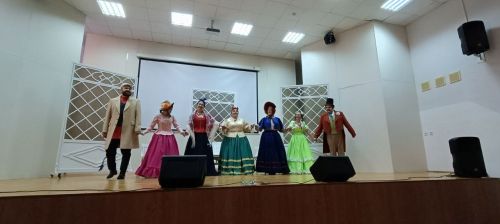 В Мамадышском колледже показали спектакль по Островскому