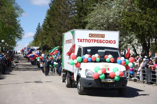 В Мамадыше прошёл парад Подбеды