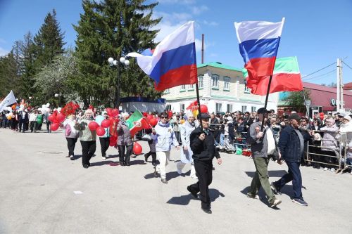 В Мамадыше прошёл парад Подбеды