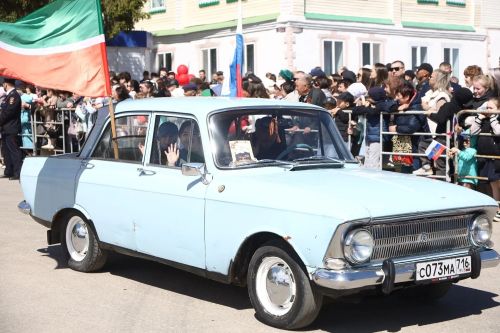 В Мамадыше прошёл парад Подбеды