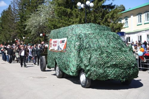 В Мамадыше прошёл парад Подбеды