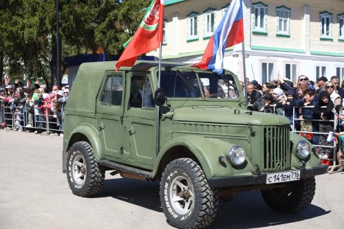 В Мамадыше прошёл парад Подбеды