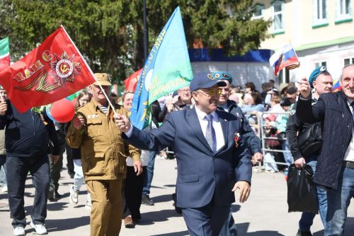 В Мамадыше прошёл парад Подбеды