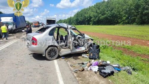 Годовалый малыш и двое взрослых погибли в ДТП в Мамадышском районе