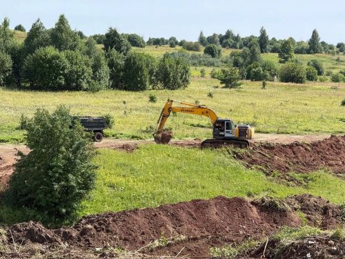 В Мамадыше стартовало строительство дамбы в микрорайоне Дачный
