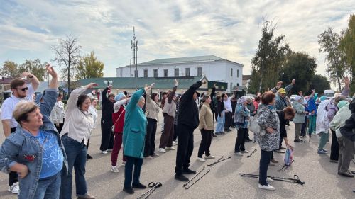 В Мамадыше прошла акция «Десять тысяч шагов к здоровью»