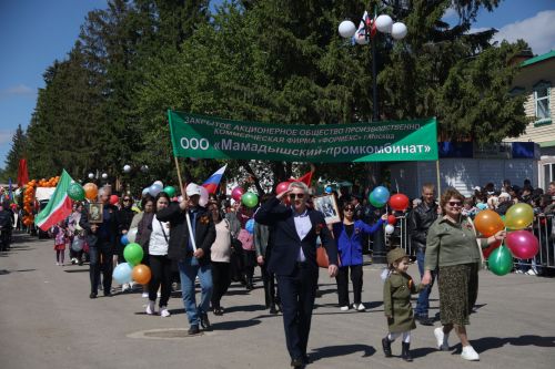 В Мамадыше прошел Парад Победы