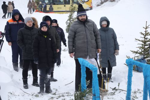 В Мамадыше отмечают православный праздник - Крещение Господне: фоторепортаж