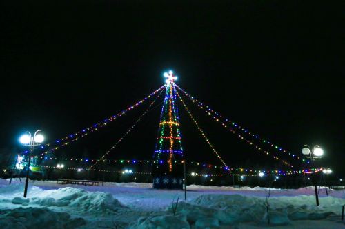 Новогоднее оформление города Мамадыш