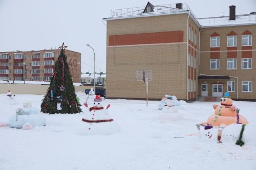 Новогоднее оформление города Мамадыш