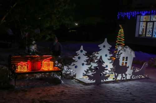 Новогоднее оформление города Мамадыш