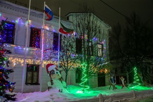 Новогоднее оформление города Мамадыш