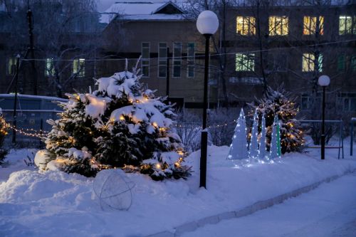 Новогоднее оформление города Мамадыш