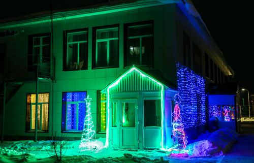 Новогоднее оформление города Мамадыш