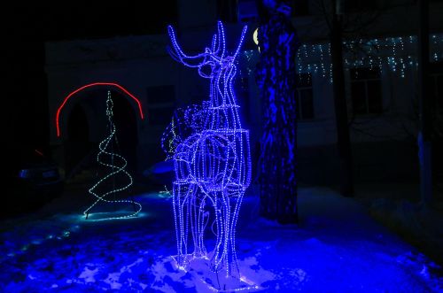 Новогоднее оформление города Мамадыш