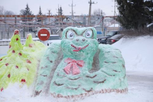 Новогоднее оформление города Мамадыш
