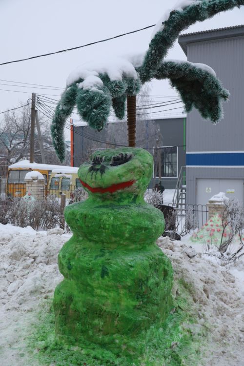 Новогоднее оформление города Мамадыш