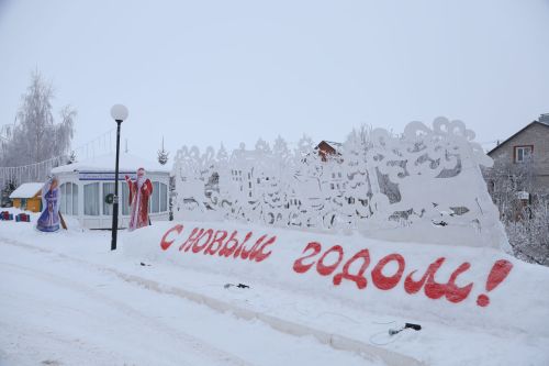Новогоднее оформление города Мамадыш