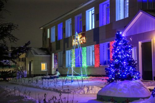 Новогоднее оформление города Мамадыш
