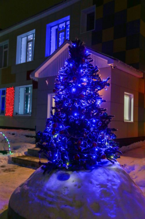 Новогоднее оформление города Мамадыш