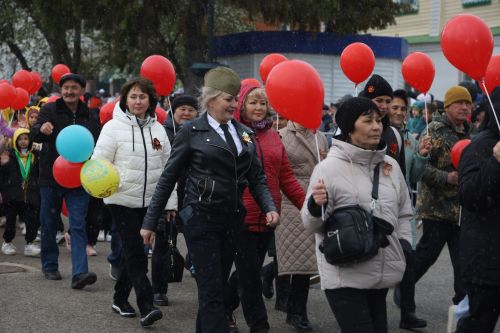 В Мамадыше отпраздновали День Победы-2024: шествие колонн. Часть 2