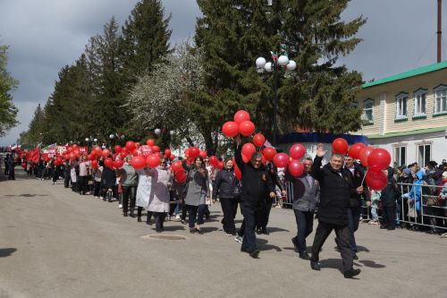В Мамадыше отпраздновали День Победы-2024: шествие колонн. Часть 1
