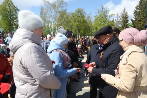 В Мамадыше отпраздновали День Победы-2024: шествие колонн. Часть 2