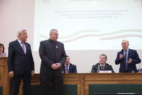 На заседании Совета Мамадышского состоялось награждение