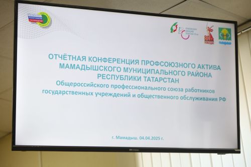 Отчетная конференция профсоюзного актива Мамадышского района