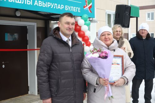 Открытие инфекционного отделения центральной районной больницы