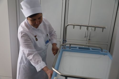 Открытие инфекционного отделения центральной районной больницы