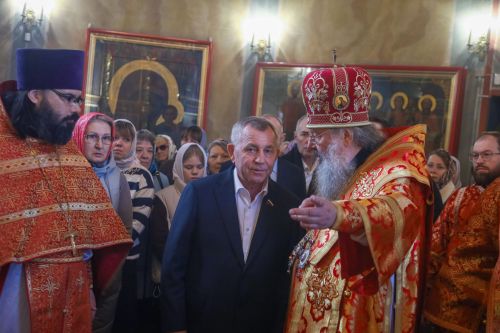Божественную Литургию в Мамадыше возглавил Митрополит Казанский и Татарстанский Кирилл