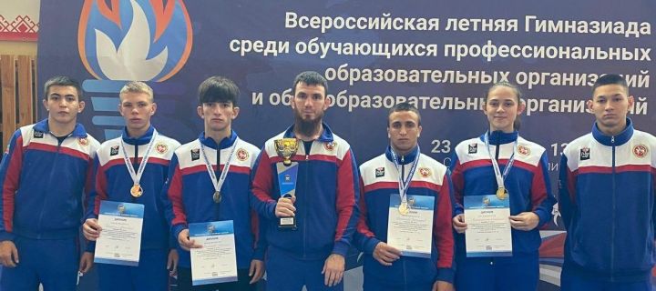 Мамадышские борцы стали победителями Всероссийской летней Гимназиады