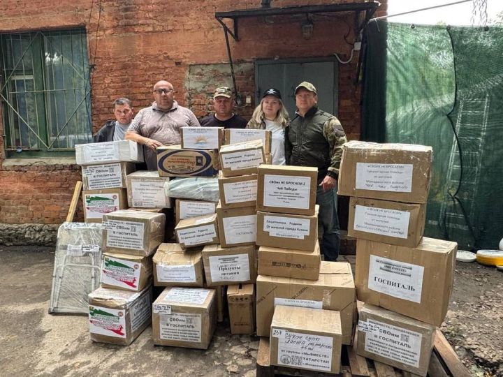 Горячее «Спасибо!»: Мамадышская делегация привезла частичку дома нашим героям