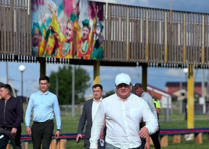 Глава Мамадышского района проверил готовность площадки к Сабантую
