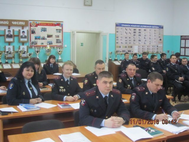 В отделе полиции Мамадышского района подвели итоги работы за 2017 год