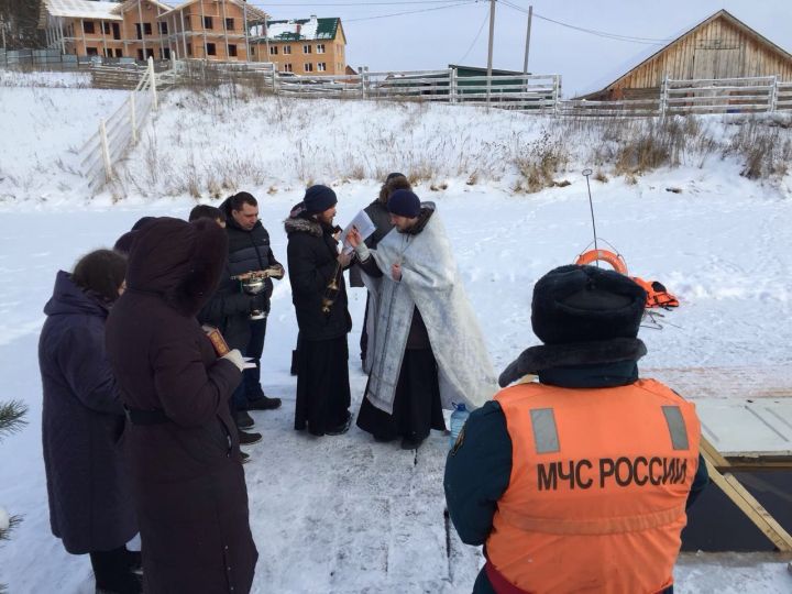 Православные мамадышцы отмечают Крещение Господне
