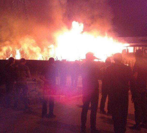 В центре Мамадыша произошел страшный пожар