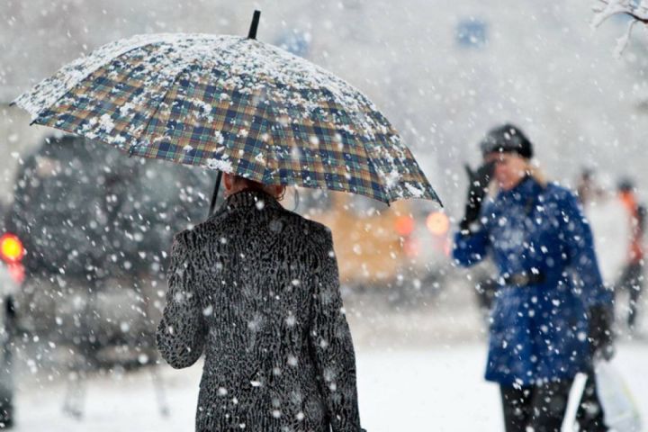 На выходных в Татарстан придут снег и сильный ветер