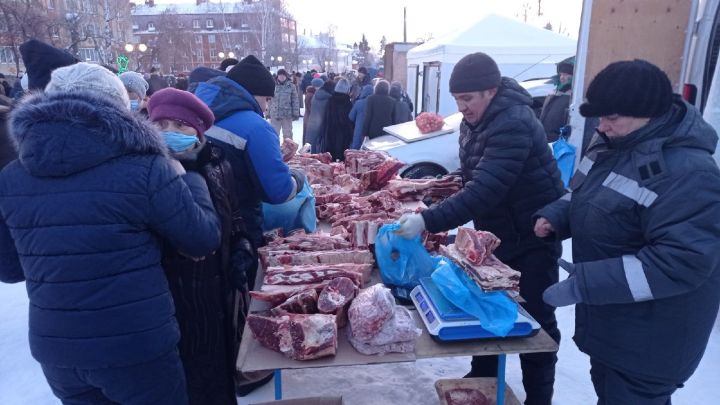 Мамадышские сельхозпроизводители продали 1 тонну мясо