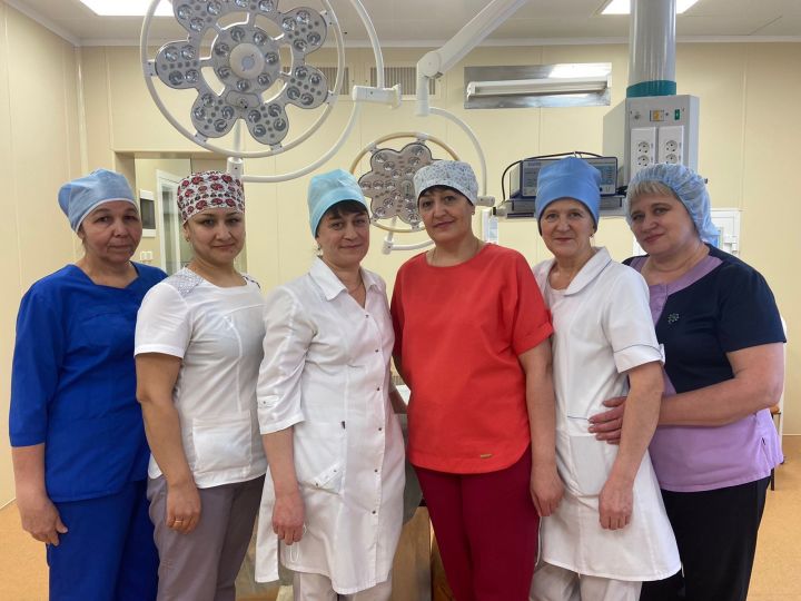 Операционные медсестры Мамадышской ЦРБ отмечают профессиональный праздник